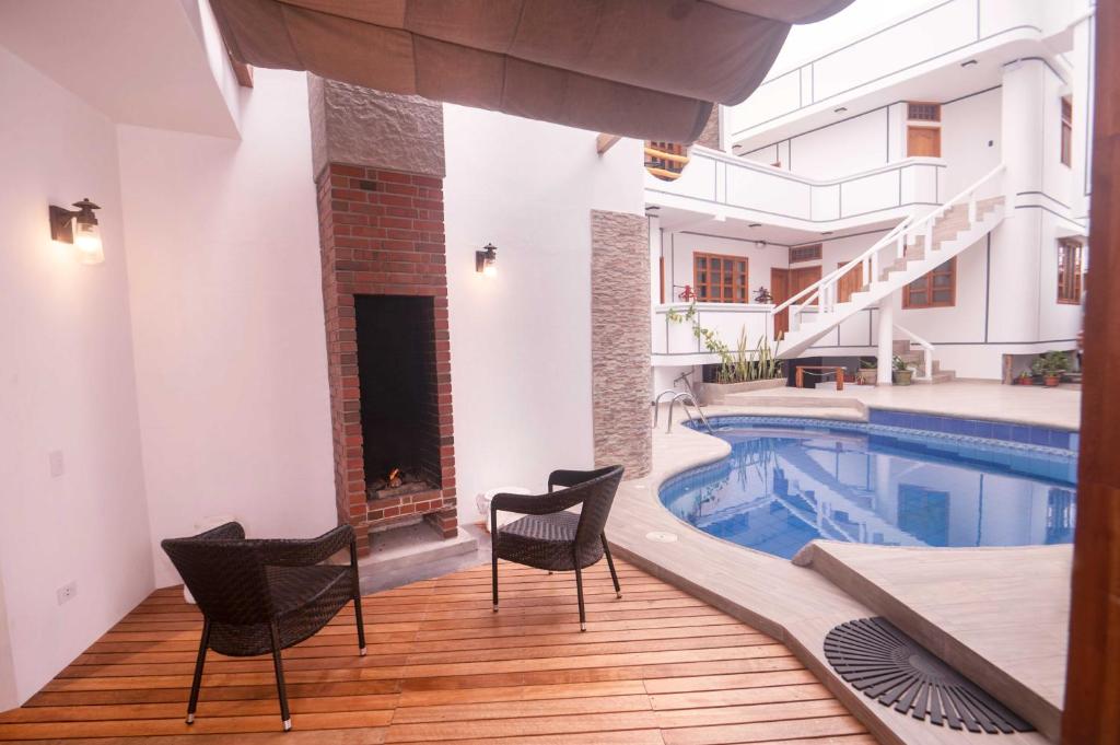 Bazén v ubytování Hotel Santa Fe nebo v jeho okolí