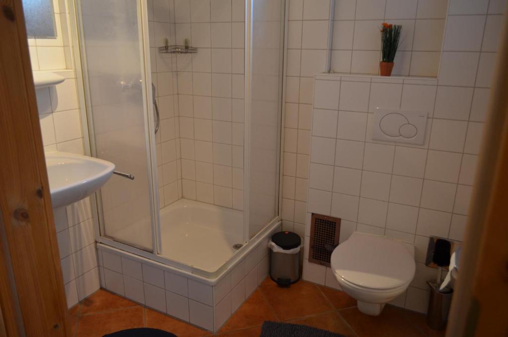 Koupelna v ubytování Ferienhaus Kreischberg