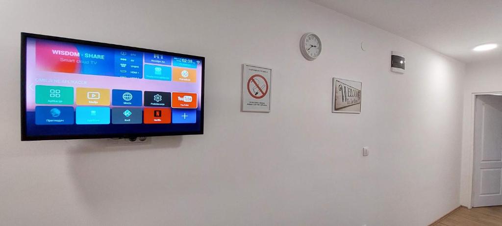 TV a/nebo společenská místnost v ubytování ANA Apartment