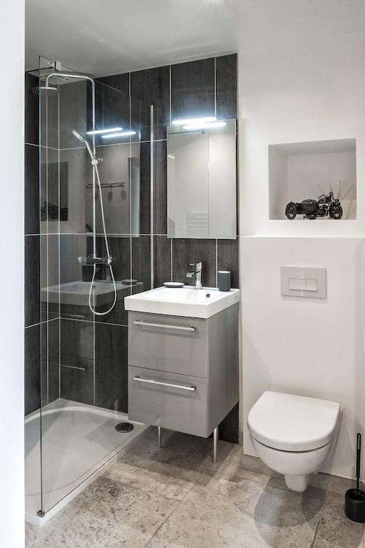 Kúpeľňa v ubytovaní Gîte Au fil de l'eau