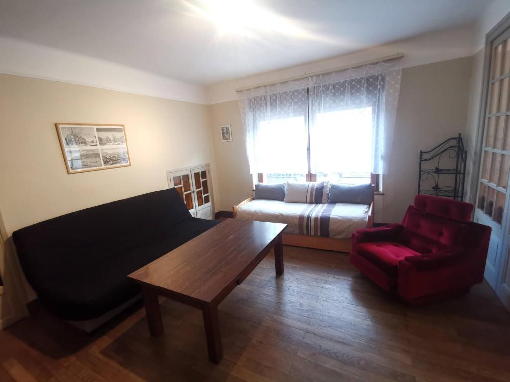 Posezení v ubytování Appartements au bord de la rivière