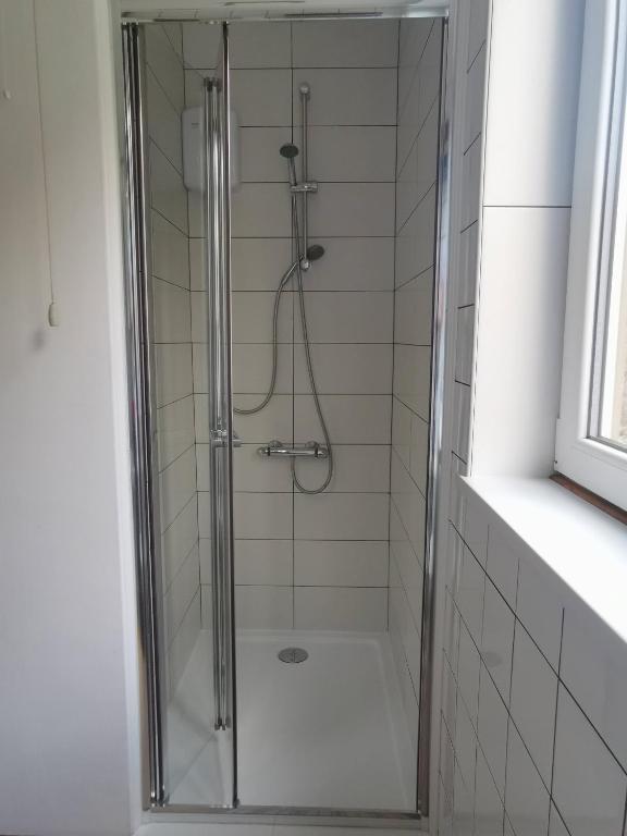 Koupelna v ubytování Appartements au bord de la rivière
