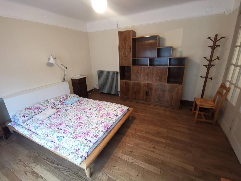 Postel nebo postele na pokoji v ubytování Appartements au bord de la rivière