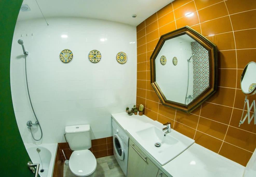 Koupelna v ubytování Studio Acuario Benalmadena