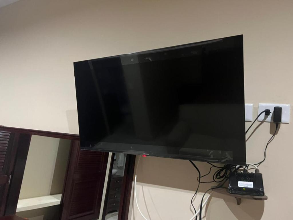TV a/nebo společenská místnost v ubytování Hotel Nojoch che