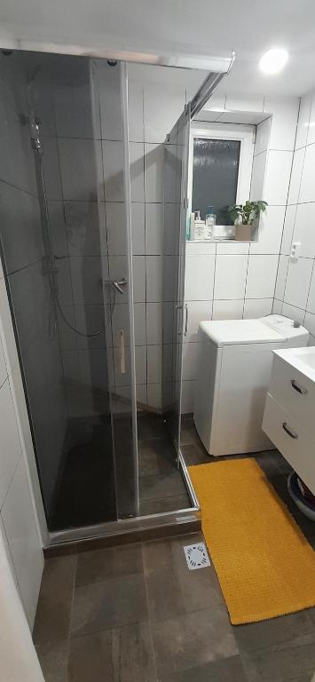 Koupelna v ubytování Ubytovanie Dana