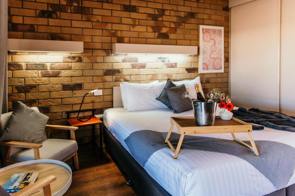 Posezení v ubytování Abacus Motel