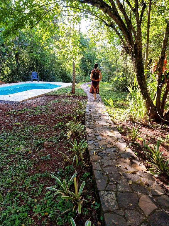Zahrada ubytování Cabaña Oma Iguazú