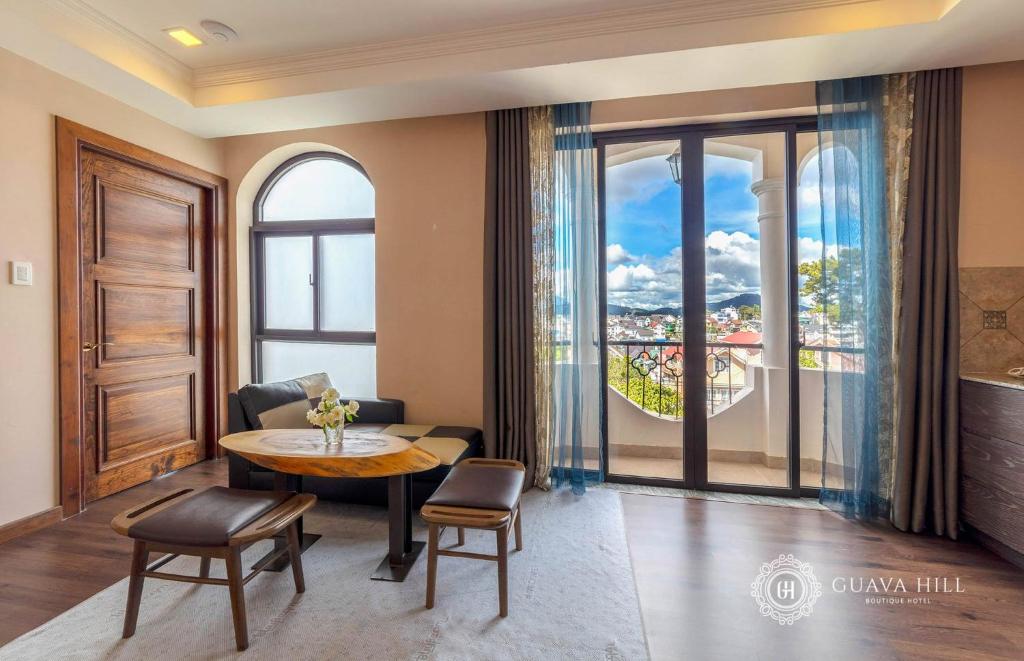 Balkón nebo terasa v ubytování Guava Hill Boutique Hotel