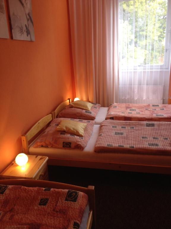 Postel nebo postele na pokoji v ubytování Hotel Pod Stráží