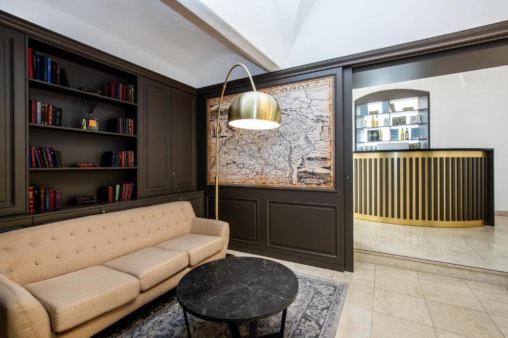 Posezení v ubytování Zámecký Hotel ANTON FLORIAN