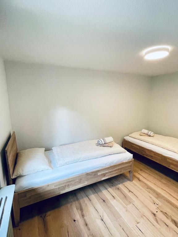 Postel nebo postele na pokoji v ubytování Ferienhaus Granula