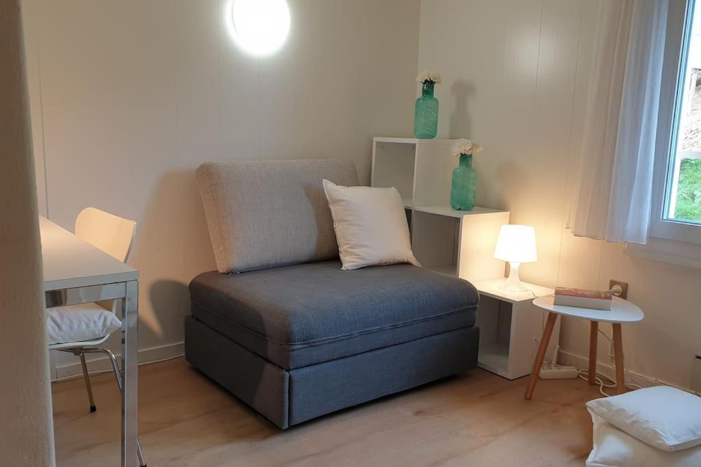 Posezení v ubytování flueli holiday home urnaesch