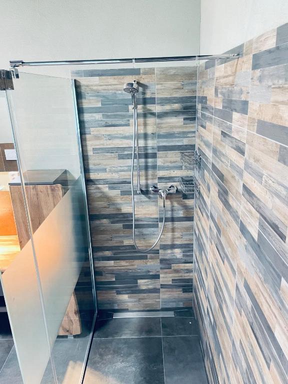 Koupelna v ubytování Ferienhaus Granula