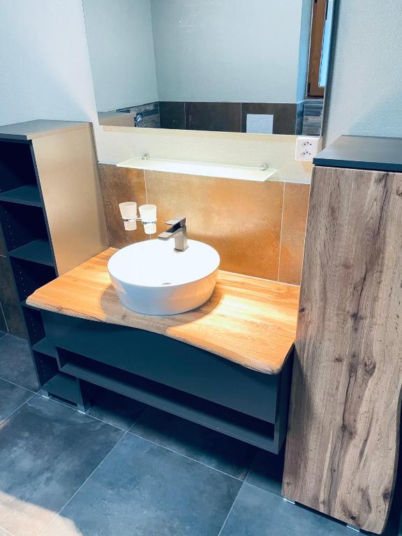 Koupelna v ubytování Ferienhaus Granula