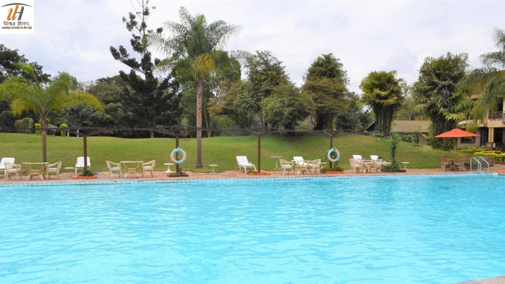 Bazén v ubytování Utalii Hotel nebo v jeho okolí