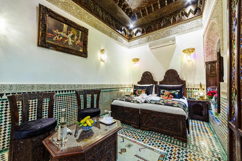 Area soggiorno di Riad Rcif & Spa Originale