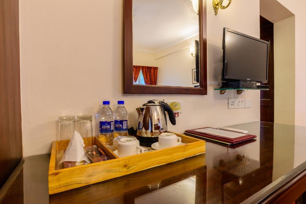 TV a/nebo společenská místnost v ubytování Hotel Arches