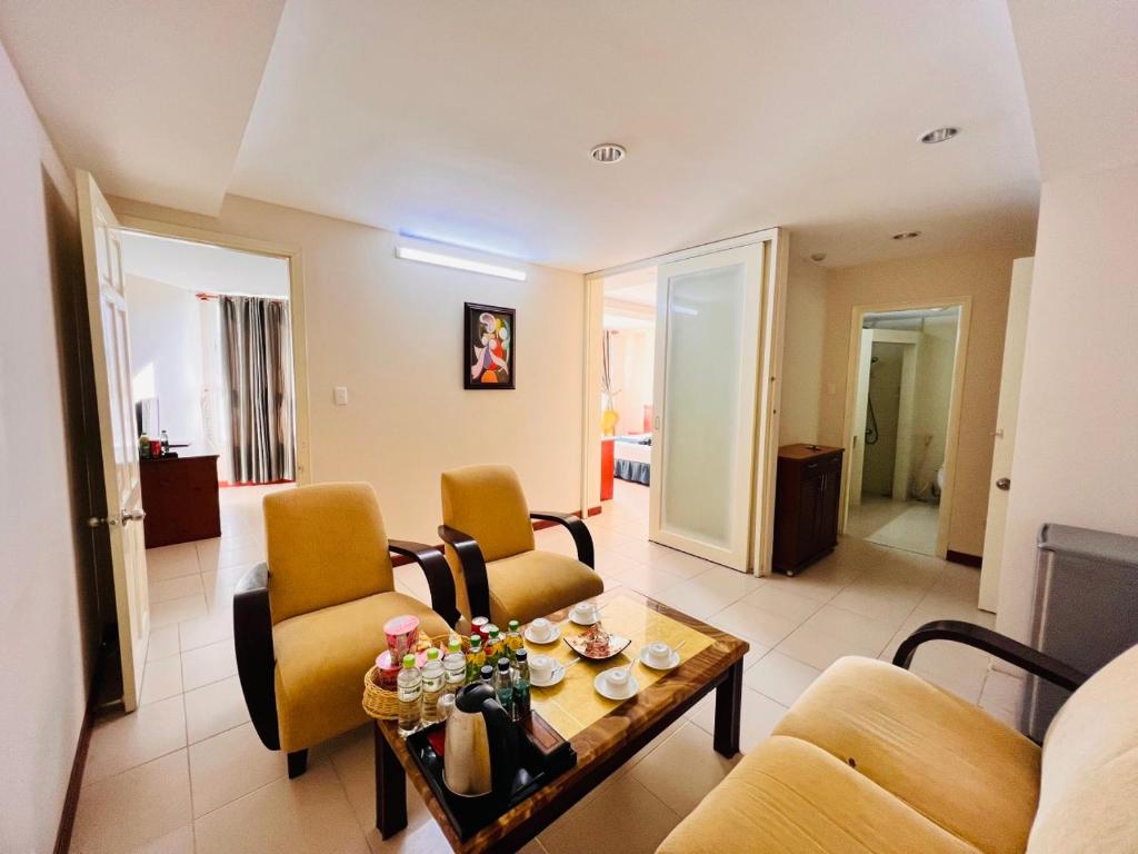 Posezení v ubytování The Coast Hotel Vung Tau