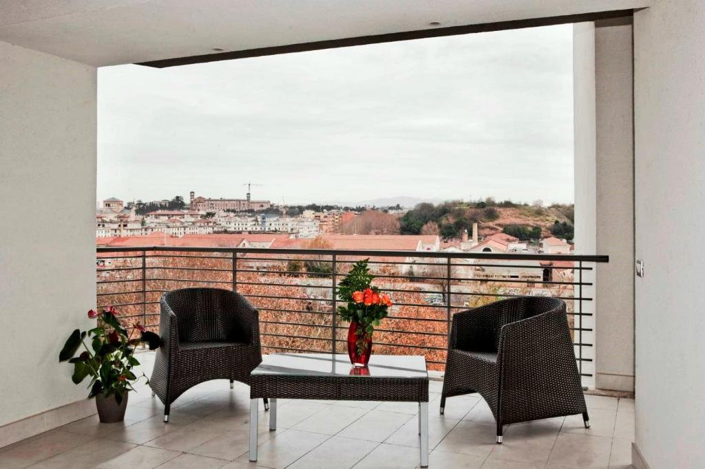 Balkón nebo terasa v ubytování Lungotevere Suite