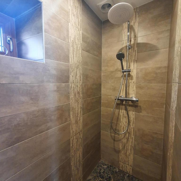 Koupelna v ubytování Gîte Sylvie