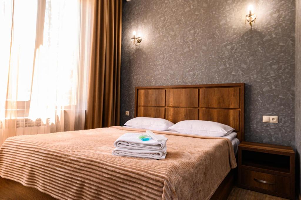 Postel nebo postele na pokoji v ubytování Palermo Hotel