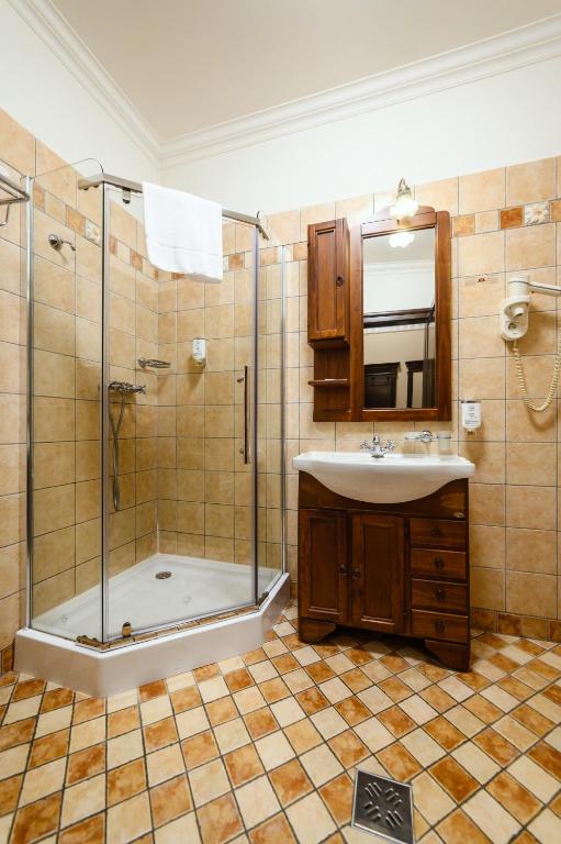 Koupelna v ubytování Aparthotel Iosefin Residence