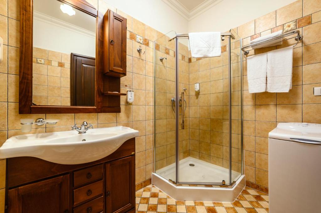 Koupelna v ubytování Aparthotel Iosefin Residence