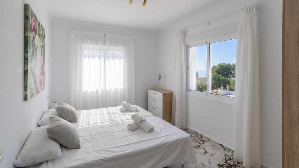 Posteľ alebo postele v izbe v ubytovaní Villa Isabel Vélez-Málaga by Ruralidays