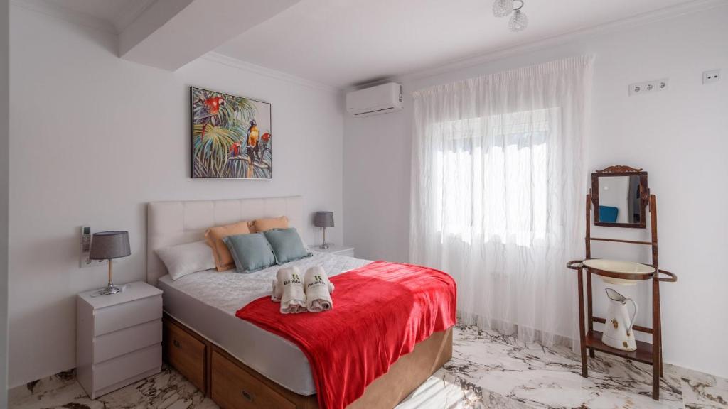 Posteľ alebo postele v izbe v ubytovaní Villa Isabel Vélez-Málaga by Ruralidays
