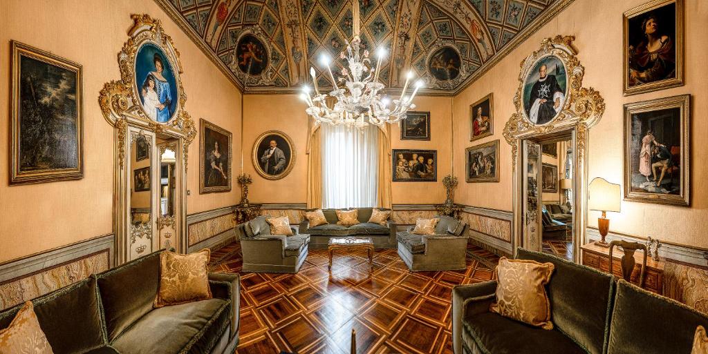 Część wypoczynkowa w obiekcie Residenza Ruspoli Bonaparte