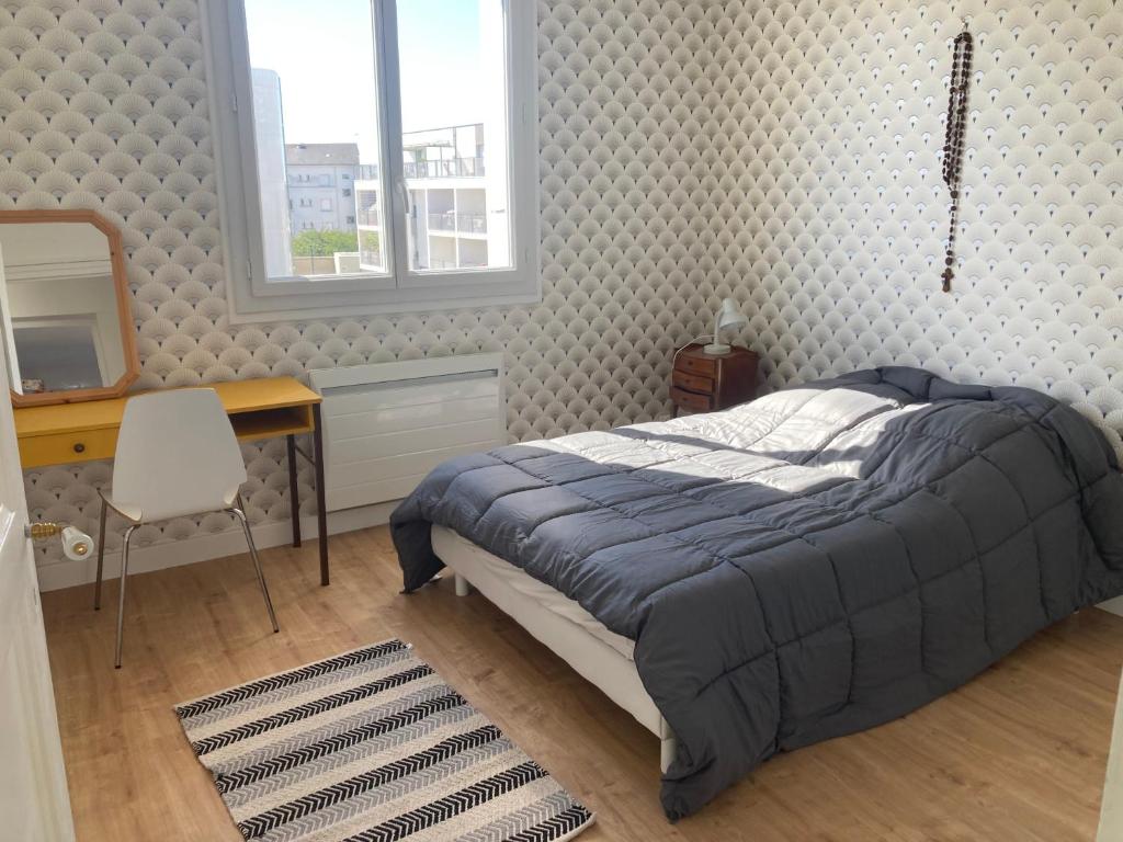 Posteľ alebo postele v izbe v ubytovaní Maison chapi