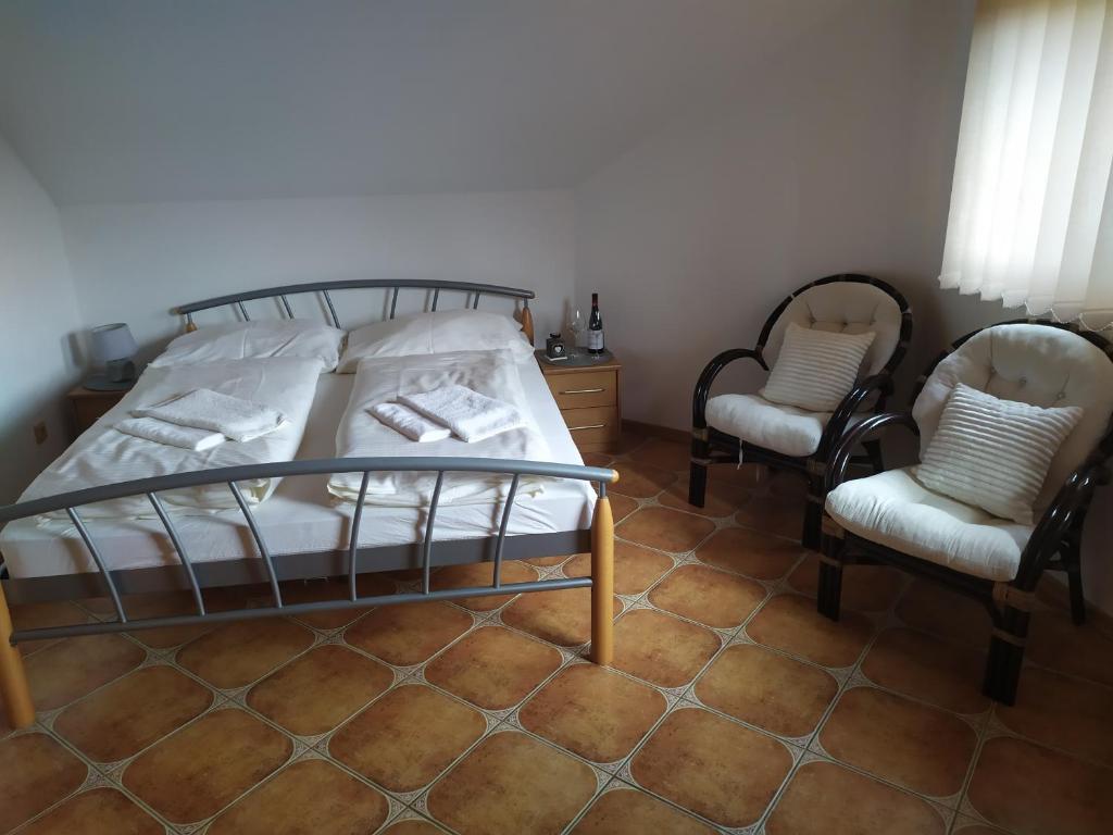 Postel nebo postele na pokoji v ubytování Apartmány Orava - Zuberec