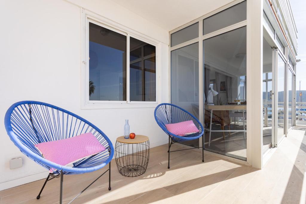 Balkón nebo terasa v ubytování Home2Book Beachfront Design&Views Los Cristianos
