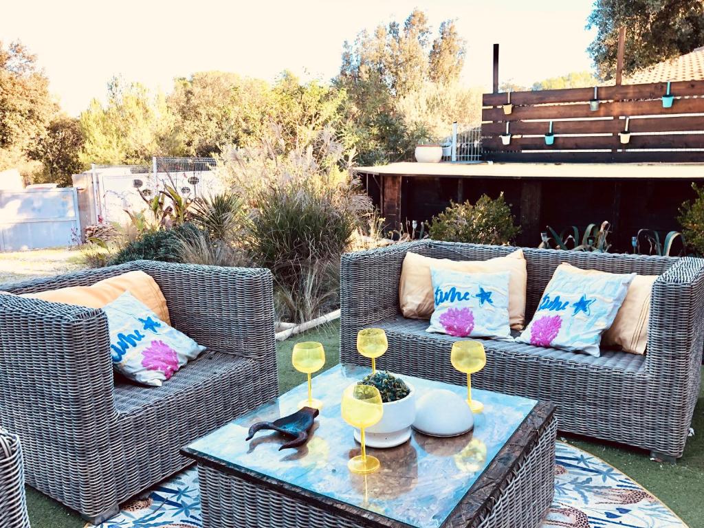 Nápoje v ubytovaní L'Escapade, Magnifique Villa avec Piscine