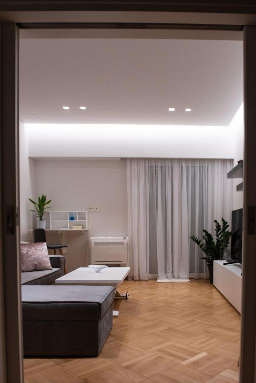 Posteľ alebo postele v izbe v ubytovaní Katia Modern Apartment in Athens