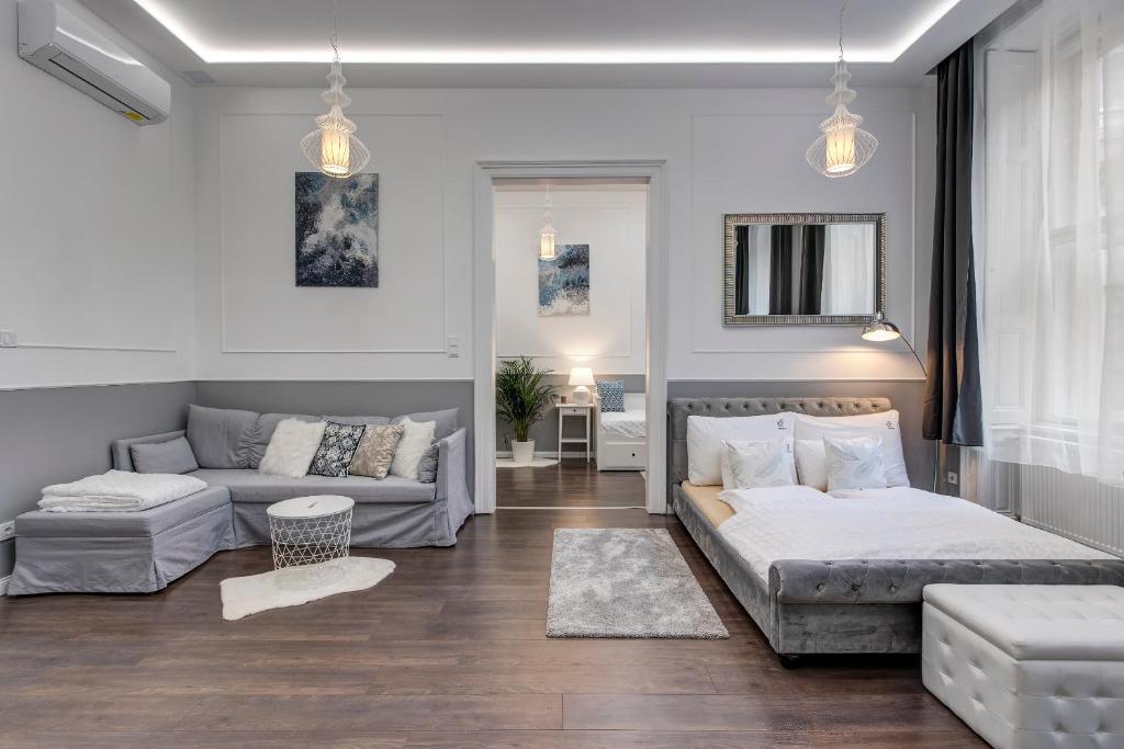 Posezení v ubytování Semmelweis Apartment