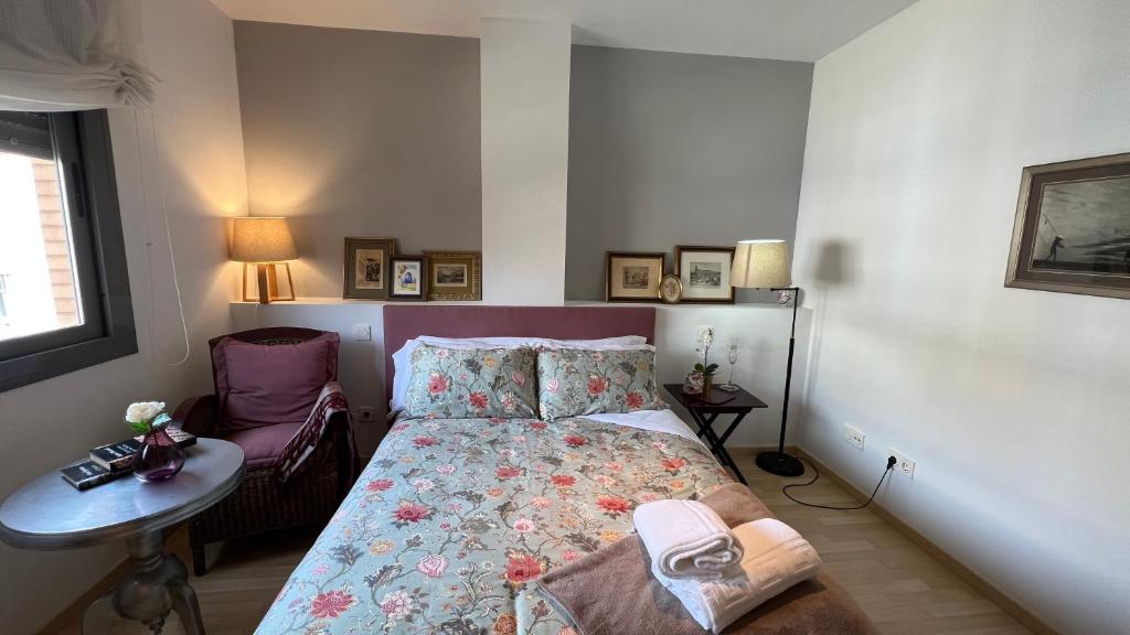 Posteľ alebo postele v izbe v ubytovaní Love Rent4 Málaga Pacifico