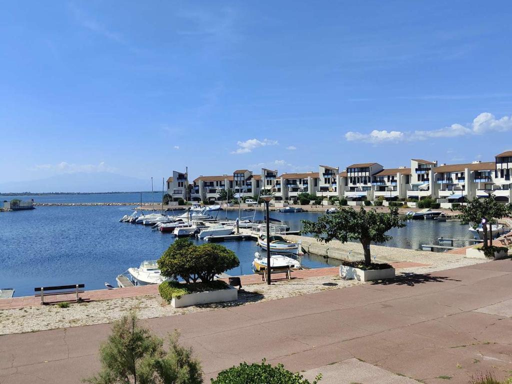 Fotografia z galérie ubytovania Appartement T3 avec balcon et parking, accès piscine, espaces sportifs - FR-1-195-96 v destinácii Le Barcarès
