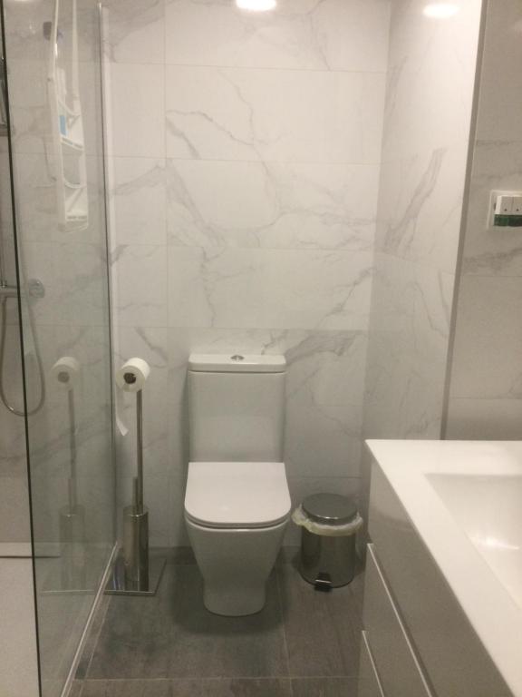Kúpeľňa v ubytovaní Piso 110m² en el Palo con parking cerca de la playa