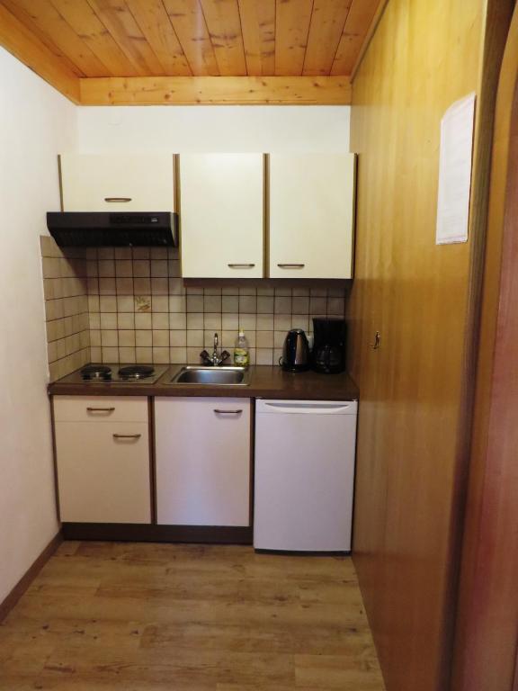 Kuchyňa alebo kuchynka v ubytovaní Gästehaus Gschwandtner