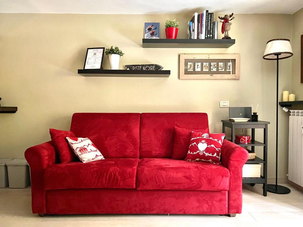 A seating area at Pine Tree Studio