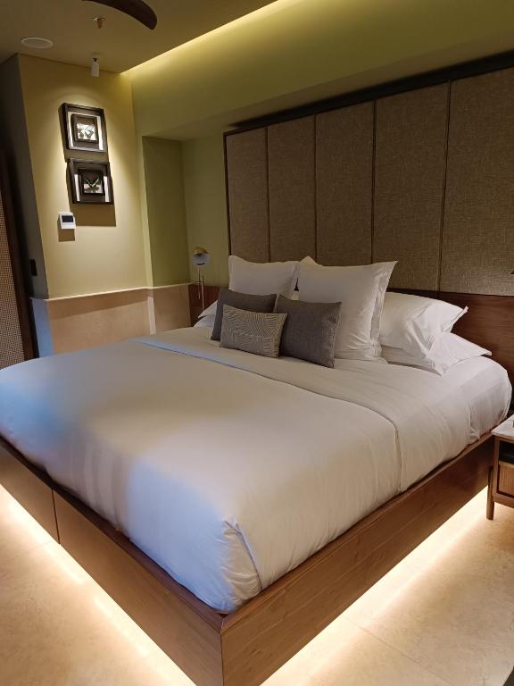 Postel nebo postele na pokoji v ubytování Hotel Casona del Porvenir