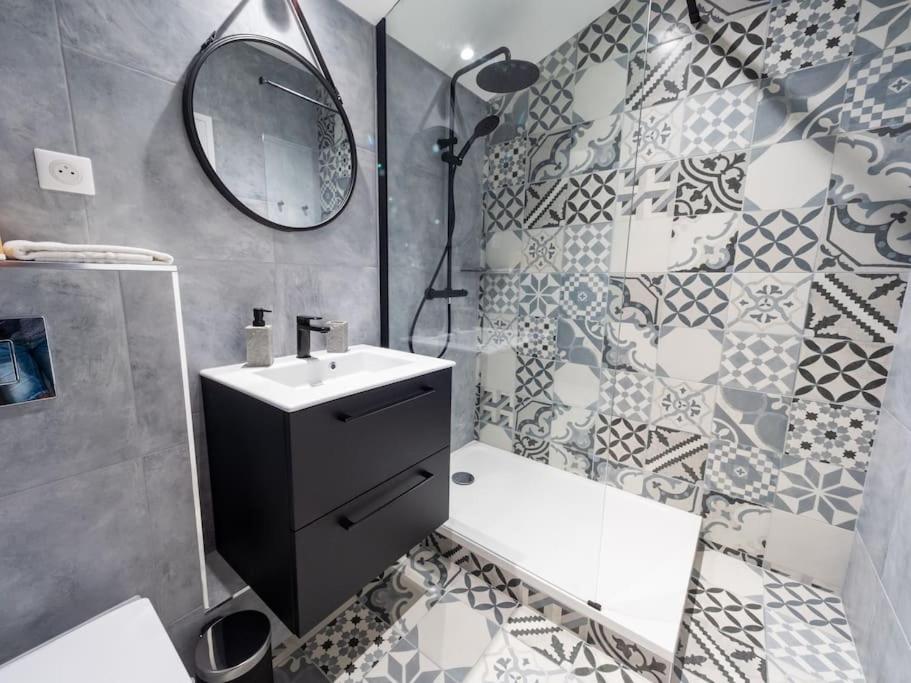 Kúpeľňa v ubytovaní Saint-Gilles-Croix-de-Vie, Charmant appartement 4pers 'O MERCADO'