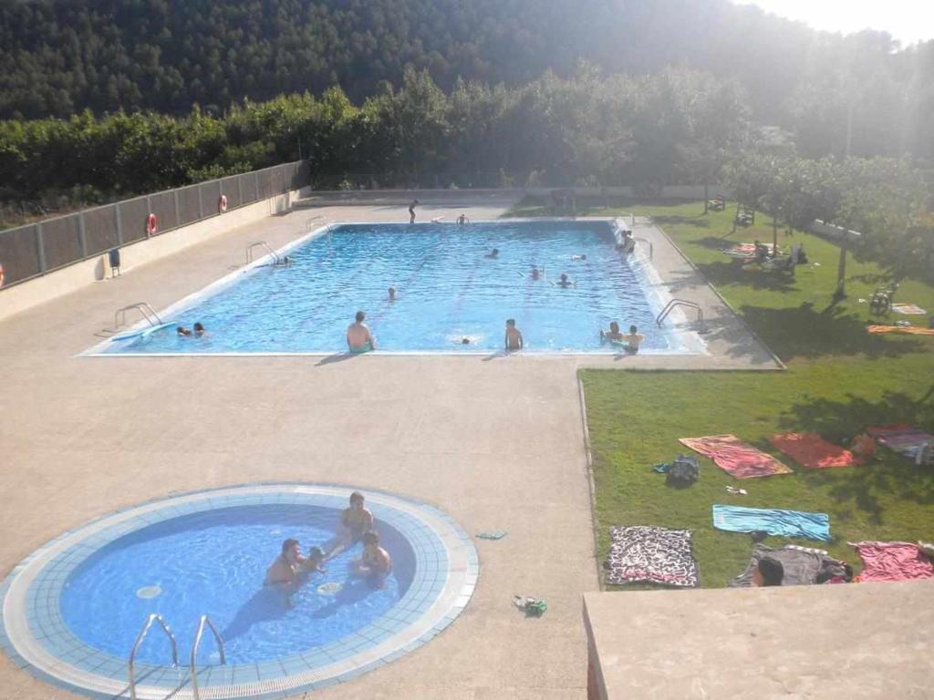 Bazén v ubytování Casa rural la Posada ,Terra Alta, Matarraña nebo v jeho okolí