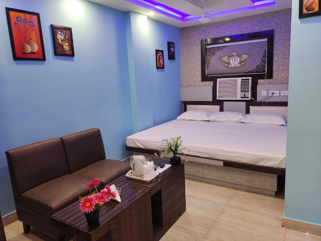 Postel nebo postele na pokoji v ubytování Hotel O.P.S