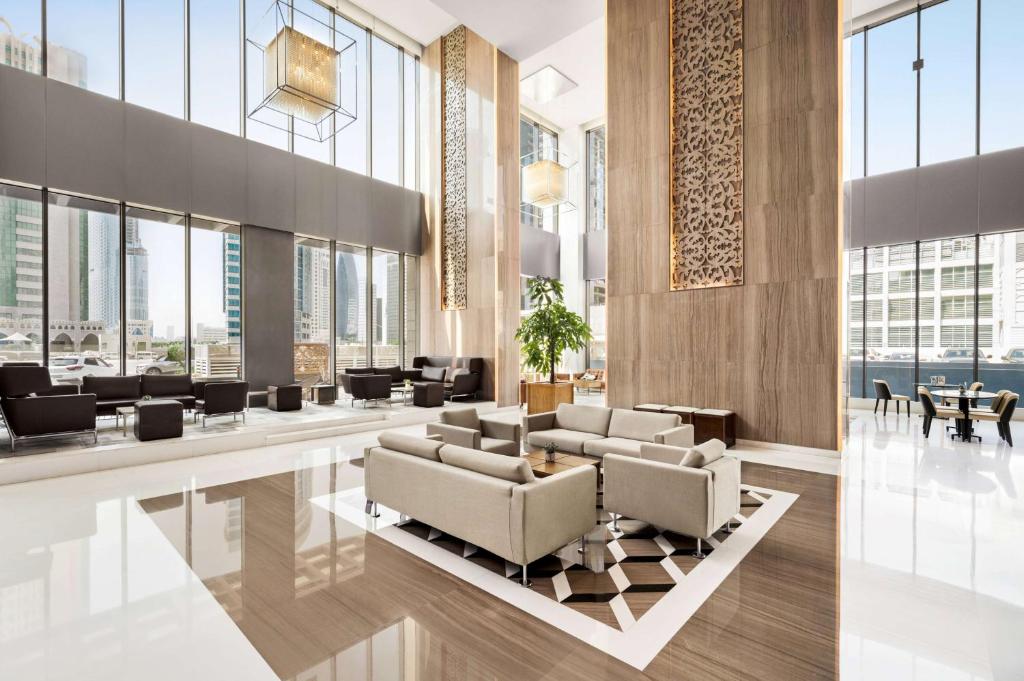 Posezení v ubytování Wyndham Doha West Bay