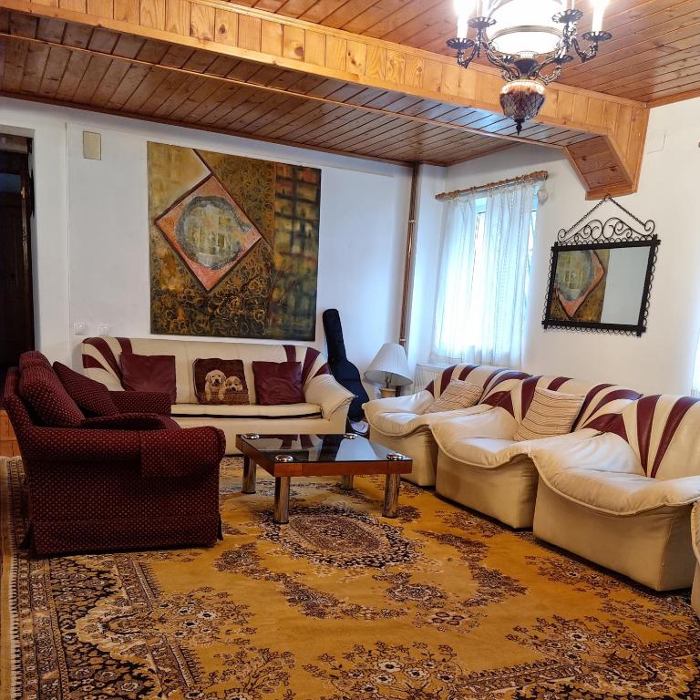 Posezení v ubytování Casa RAI