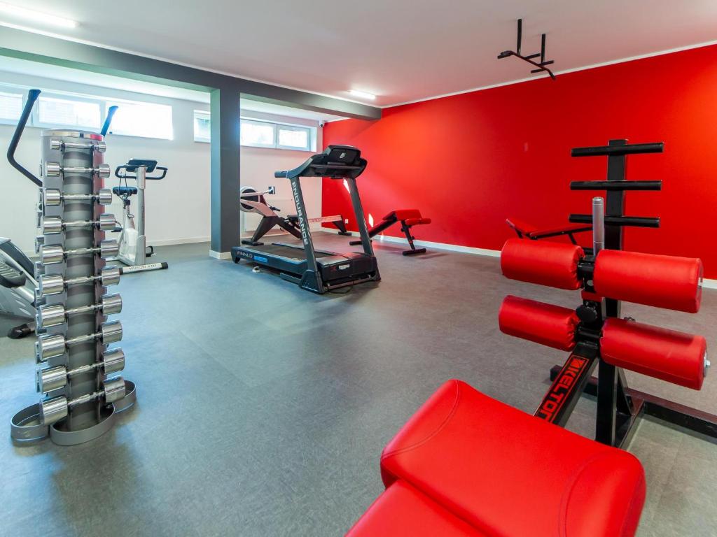 Posilňovňa alebo fitness centrum v ubytovaní CHILLIapartamenty - Bliżej Morza - KARLA