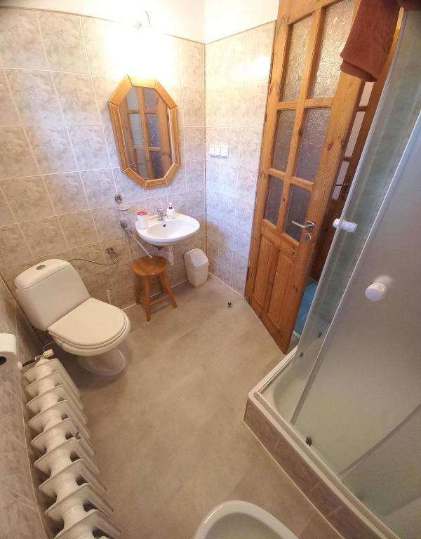 Koupelna v ubytování Apartamenty Maria